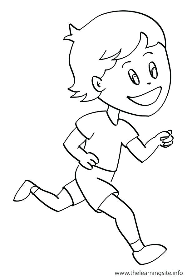 Running Coloring Pages Coloring Pages Of Running Kids Drawing 599x899 Running Coloring Pages Coloring Pages Of Running Kids Drawing