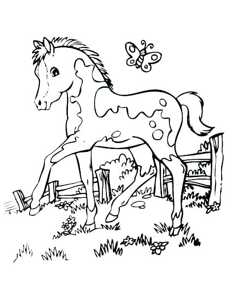 463x600 Coloring Pages Of Horses Running Horses Coloring Pages Free Free