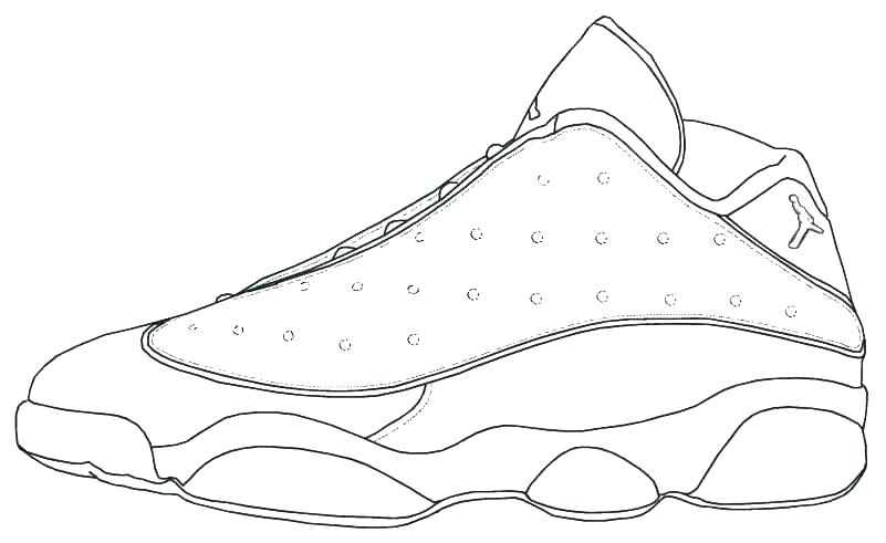 801x491 Running Shoe Coloring Page Dreamtemplates.club