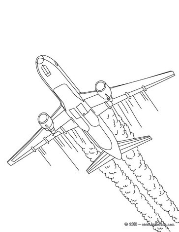 Plane Coloring Pages 364x470 Plane Coloring Pages