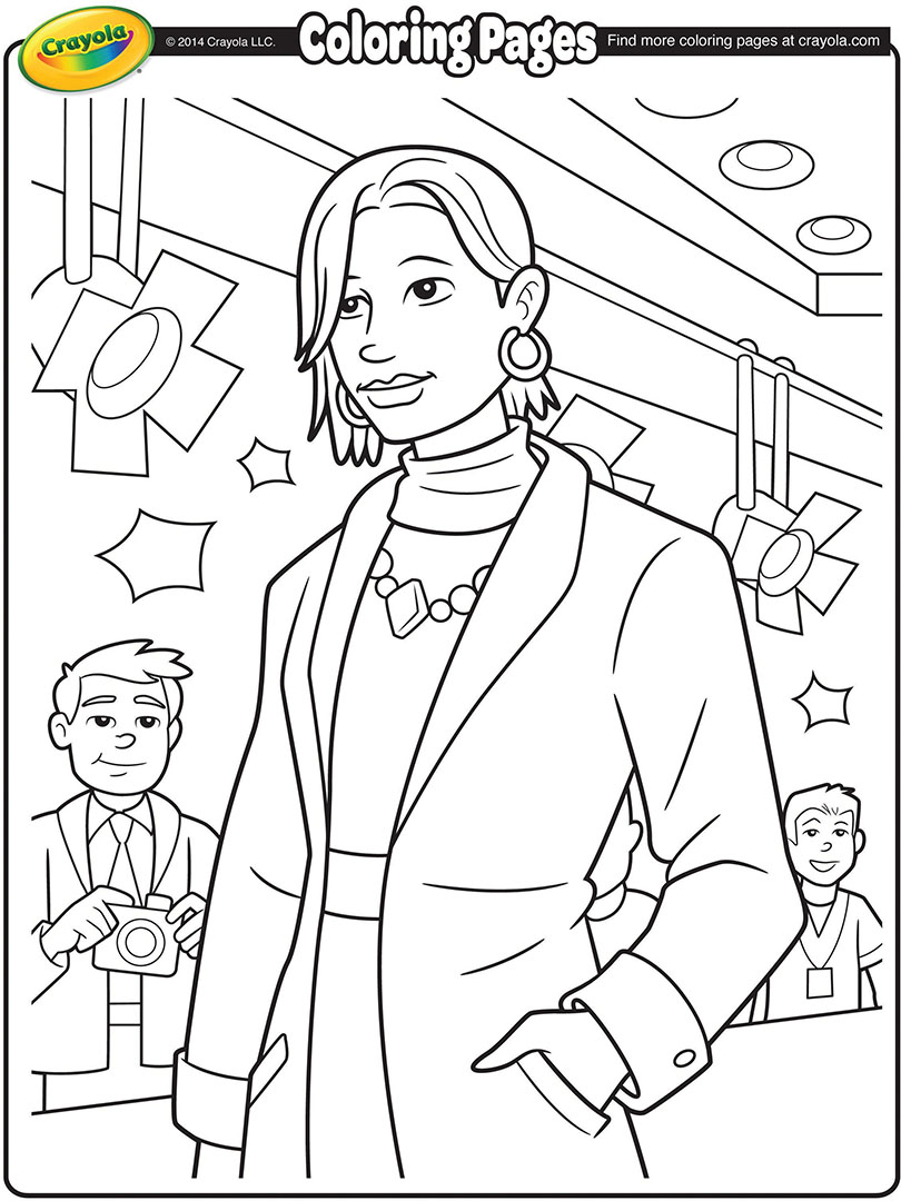 Runway Model Ii Coloring Page 810x1080 Runway Model Ii Coloring Page