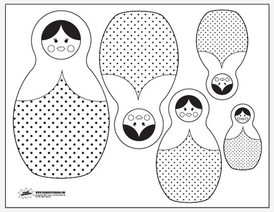 Russian Nesting Dolls Coloring Page Coloring Page Matryoshka 536x416 Russian Nesting Dolls Coloring Page Coloring Page Matryoshka