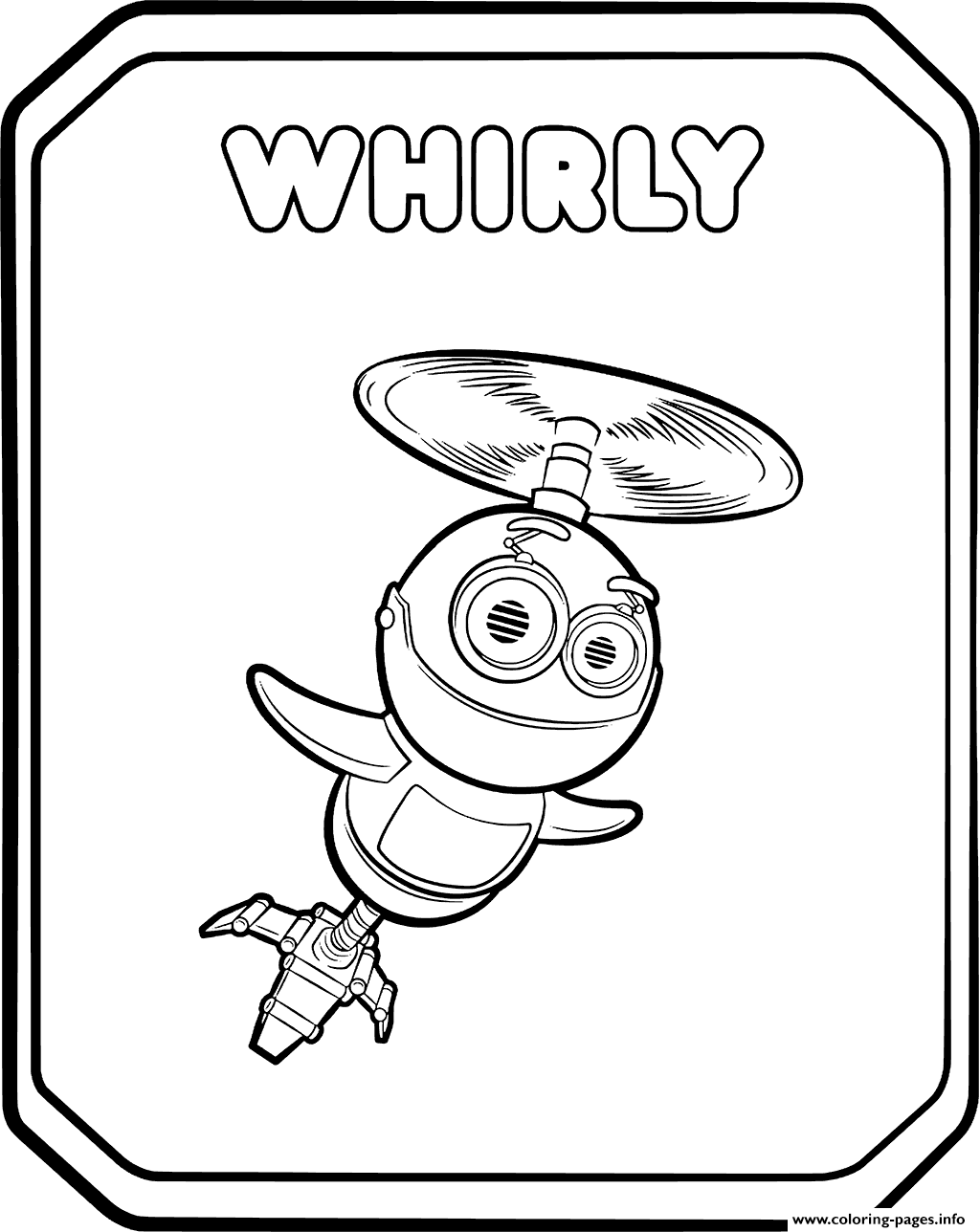 Rusty Rivets Flying Robot Coloring Pages Printable 1024x1288 Rusty Rivets Flying Robot Coloring Pages Printable
