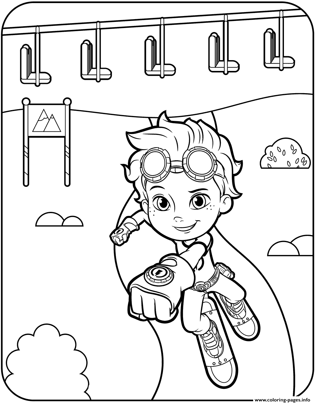 Free Printable Rusty Rivets Coloring Pages Printable 1024x1310 Free Printable Rusty Rivets Coloring Pages Printable
