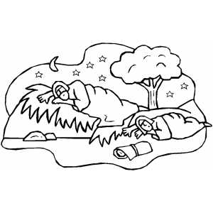 300x300 Ruth And Boaz Coloring Page