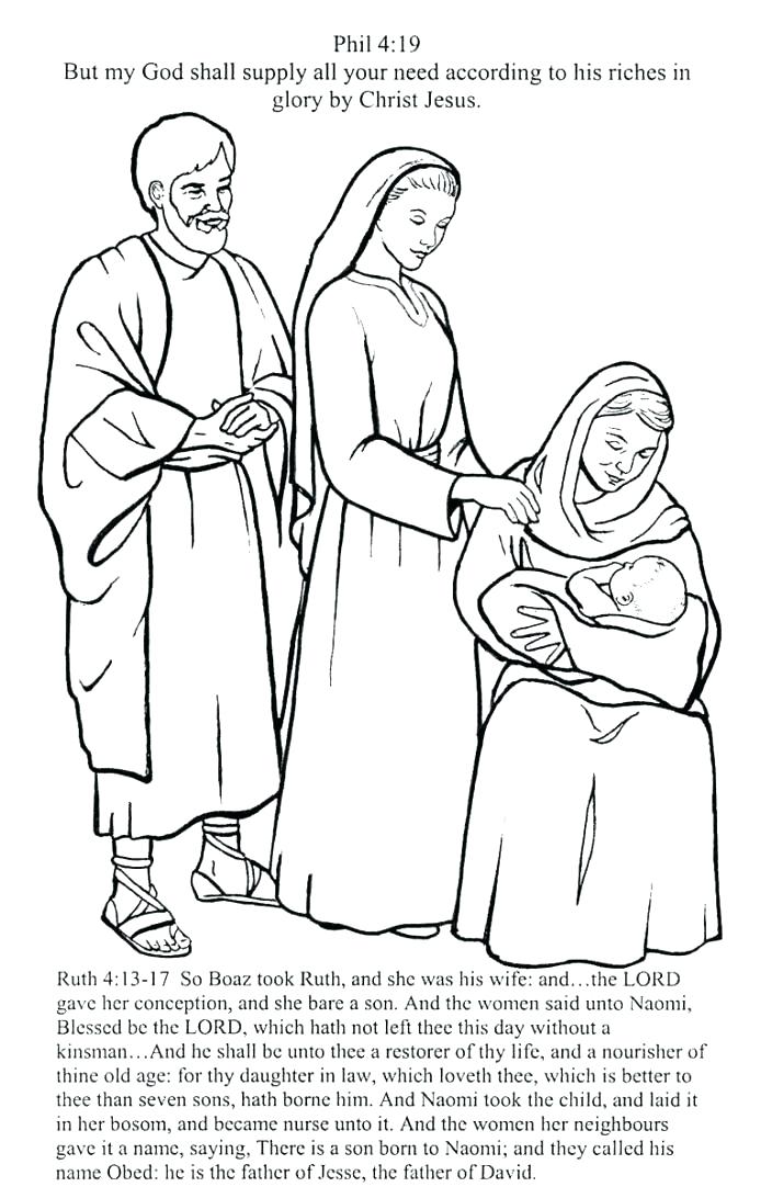 Ruth And Naomi Coloring Page at GetColorings.com | Free printable