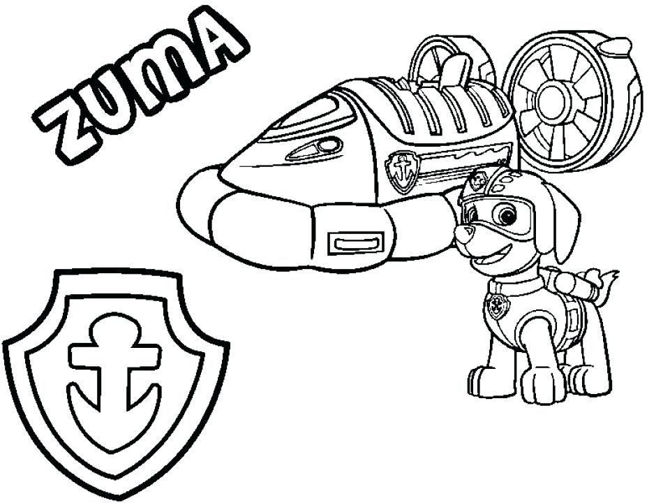 960x720 Paw Patrol Coloring Pages For Preschoolers Get This Ryder To Print