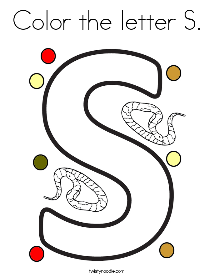Letter S Coloring Pages 685x886 Letter S Coloring Pages