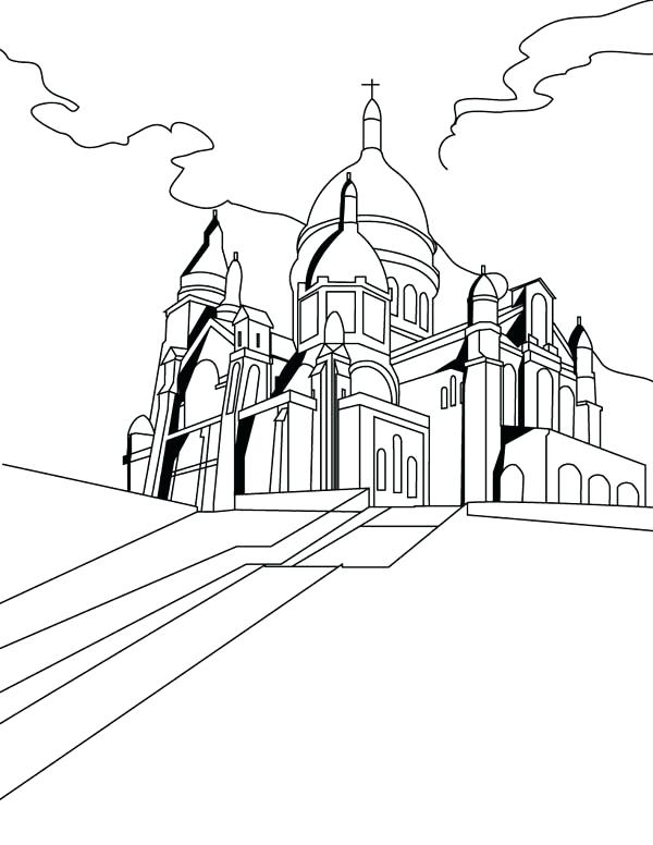 Middle Ages Coloring Pages Middle Ages The Basilica Of The Sacred 600x776 Middle Ages Coloring Pages Middle Ages The Basilica Of The Sacred