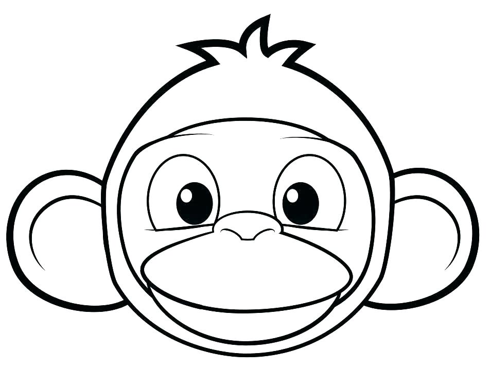 Coloring Page Of A Monkey Coloring Page Face Sad Face Coloring 952x750 Coloring Page Of A Monkey Coloring Page Face Sad Face Coloring
