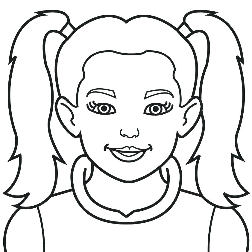 842x842 Smiley Face Coloring Pages Happy Face Coloring Page Girl Coloring