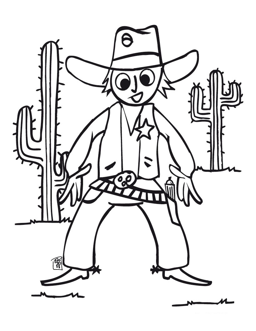 Cowboy Coloring Page Hello Kitty Country Impressive Pages Western 820x1060 Cowboy Coloring Page Hello Kitty Country Impressive Pages Western