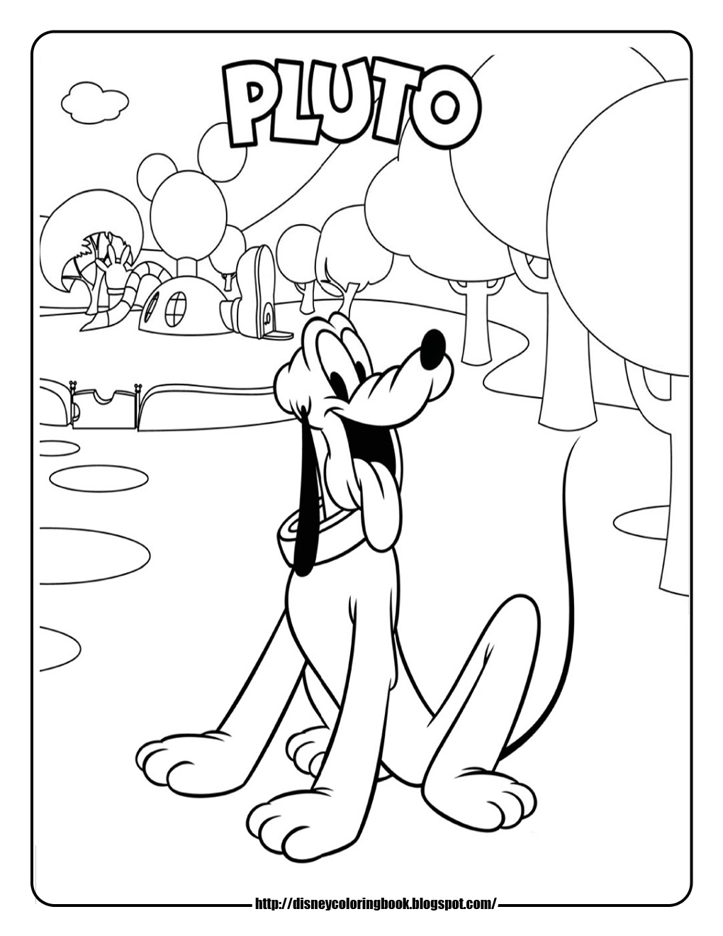 Disney Coloring Pages And Sheets For Kids Mickey Mouse Clubhouse 1020x1320 Disney Coloring Pages And Sheets For Kids Mickey Mouse Clubhouse