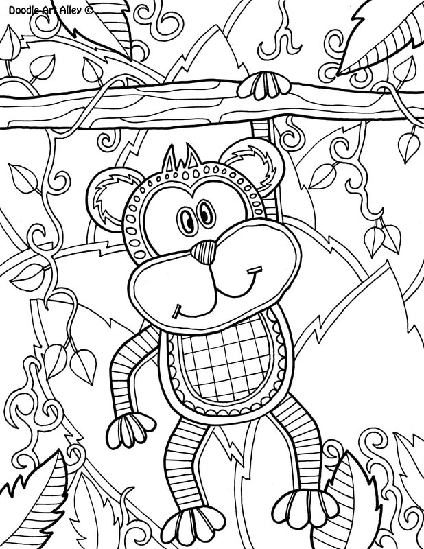 Safari Animal Coloring Pages 618x800 Safari Animal Coloring Pages