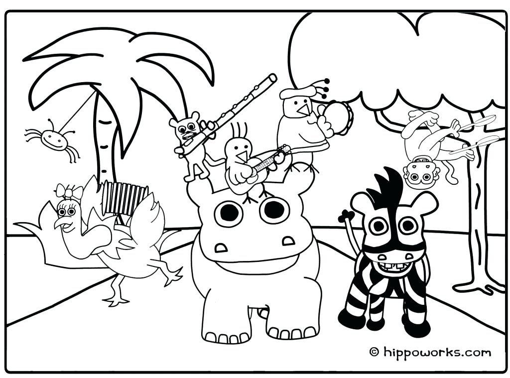 1024x759 Safari Coloring Page Fresh Of Safari Animals Coloring Pages
