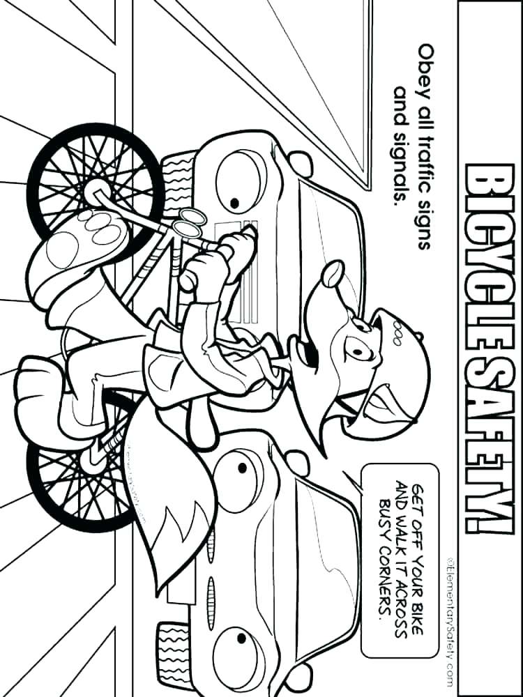 Bicycle Safety Coloring Sheets Bike Safety Coloring Pages 750x1000 Bicycle Safety Coloring Sheets Bike Safety Coloring Pages