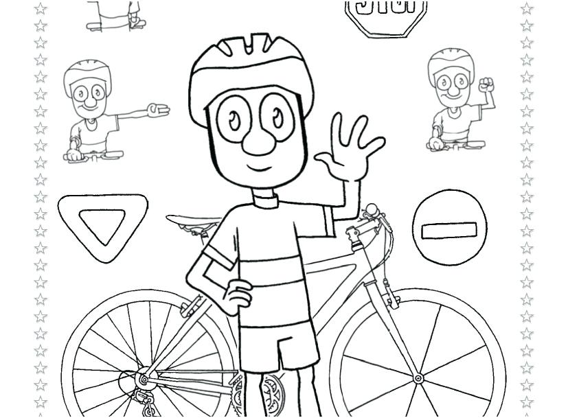 Bike Safety Coloring Pages Drawing Bike Safety Coloring Pages Free 827x609 Bike Safety Coloring Pages Drawing Bike Safety Coloring Pages Free