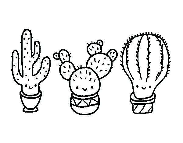 600x470 Cactus Coloring Pages Cactus Coloring Pages 3 Mini Cactus Coloring