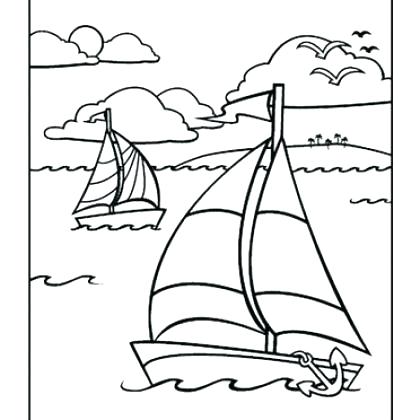 Sailboat Coloring Page at GetColorings.com | Free printable colorings ...