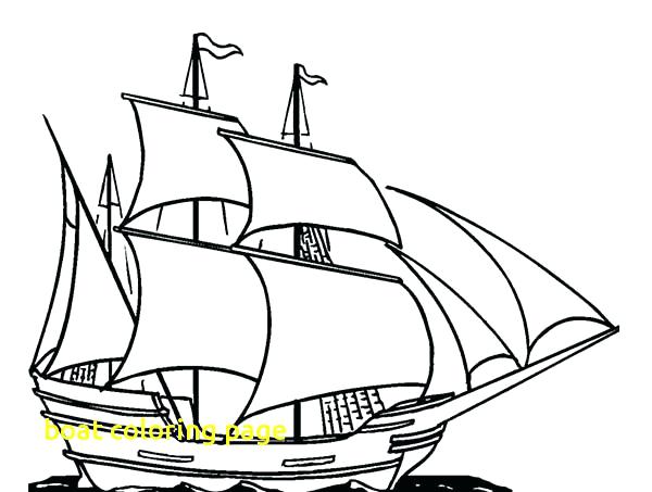 600x453 Coloring Pages Of Boats Pirate Ship Coloring Page Big Pirate Ship
