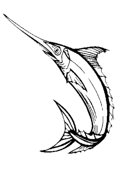 400x558 Sword Fish Coloring Page Amp Coloring Book