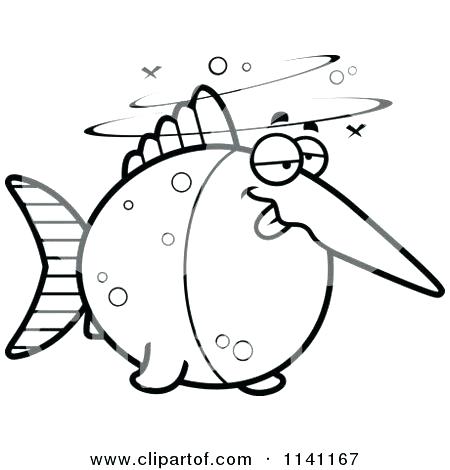 450x470 Swordfish Coloring Page Swordfish Coloring Page Beautiful Fin