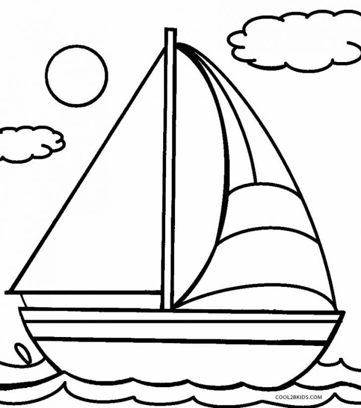728x822 Rugged Boat Coloring Page Boats Ship Pages Performance Picture