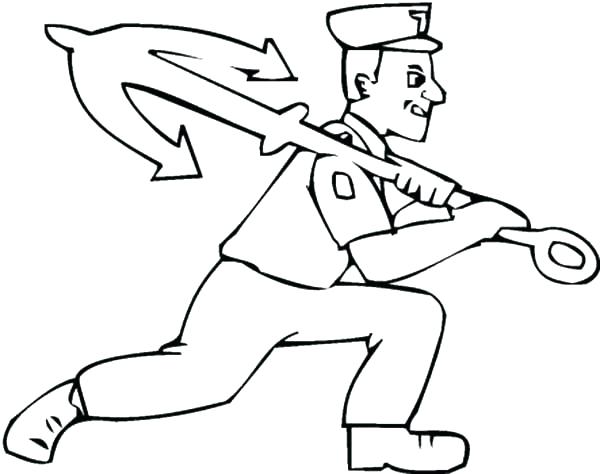 600x474 Mercury Coloring Pages Sailor Coloring Pages Sailor Man Carries