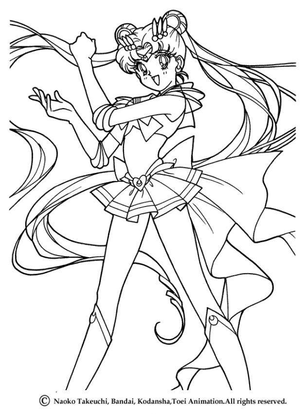 631x850 Sailor Moon Coloring Pages To Download And Print For Free