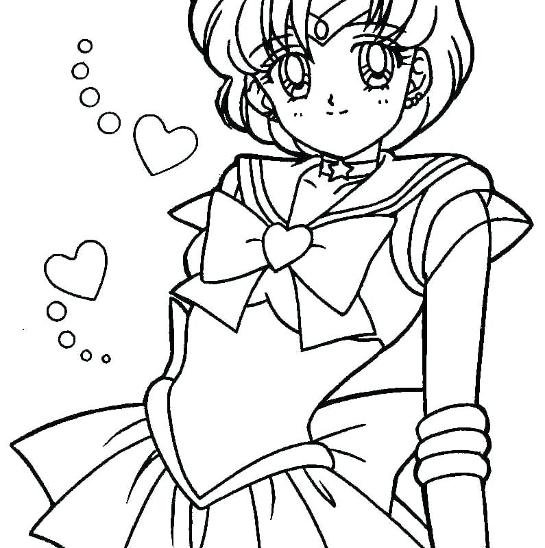 Sailor Mercury Coloring Pages at GetColorings.com | Free printable ...