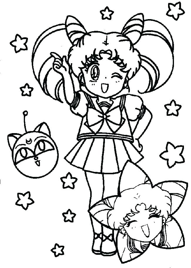 Sailor Moon Characters Coloring Pages at GetColorings.com ...