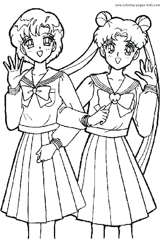 Sailor Moon Characters Coloring Pages at GetColorings.com | Free ...