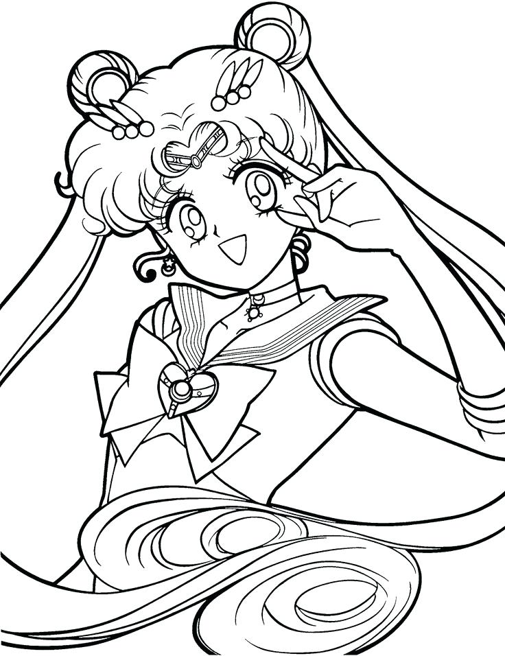 Sailor Moon Characters Coloring Pages at GetColorings.com | Free ...