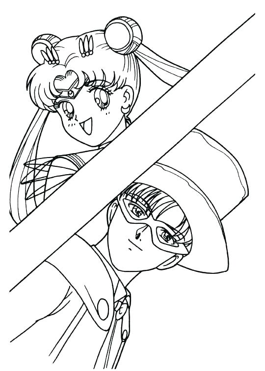 540x756 Sailor Moon Coloring Pages Icontent