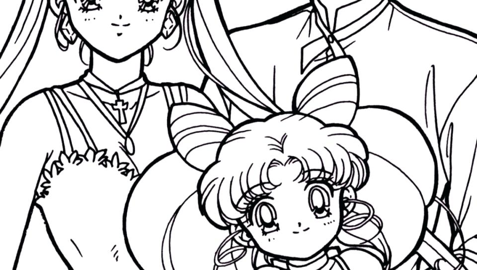 960x544 Moon Coloring Pages Sailor Moon And Sailor Moon Coloring Page