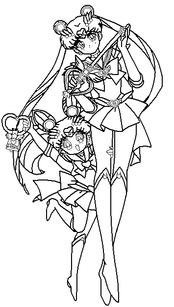 355x626 Sailor Mini Moon Coloring Pages
