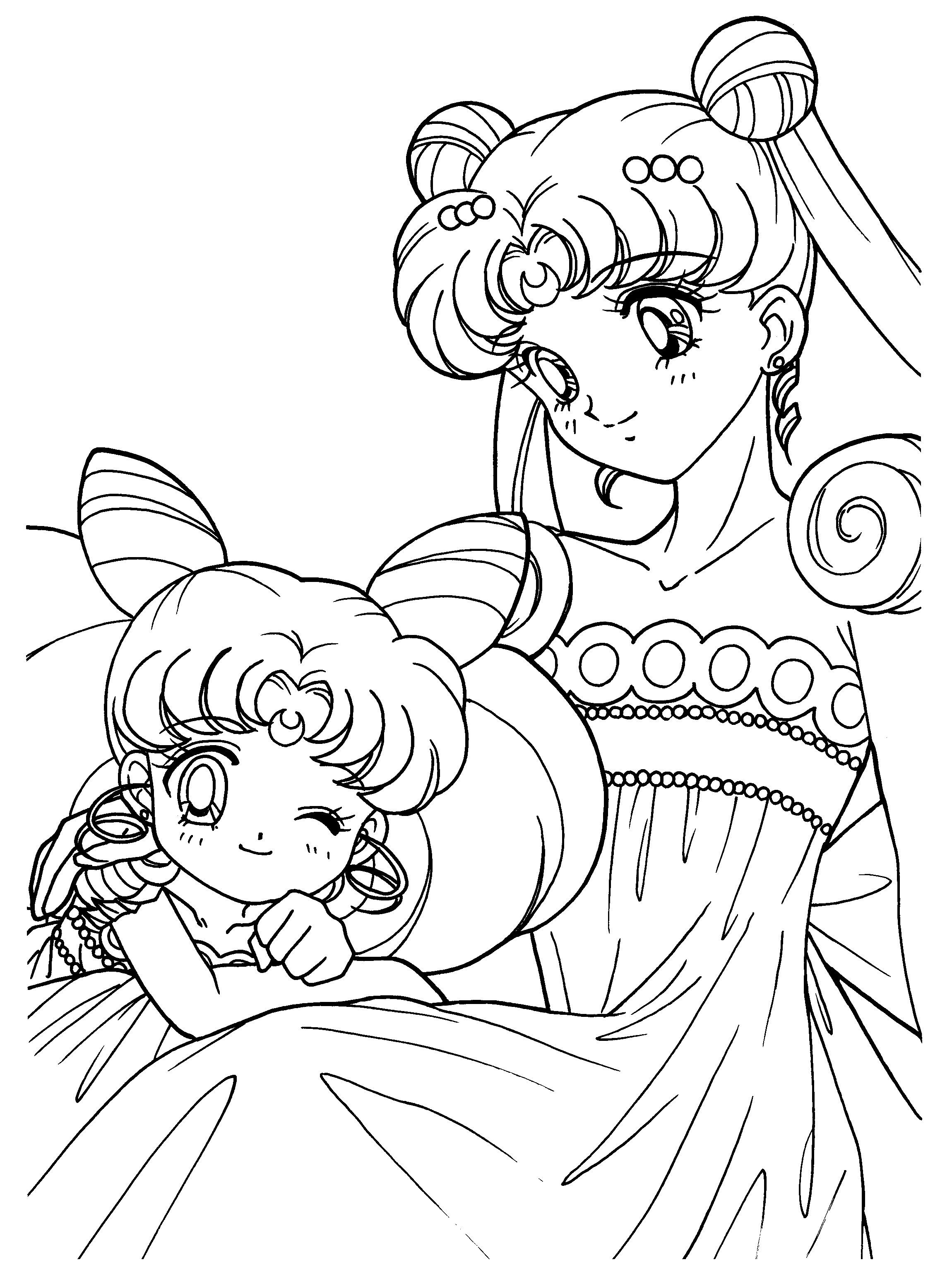 2300x3100 Sailor Moon Characters Anime Coloring Pages For Kids Best