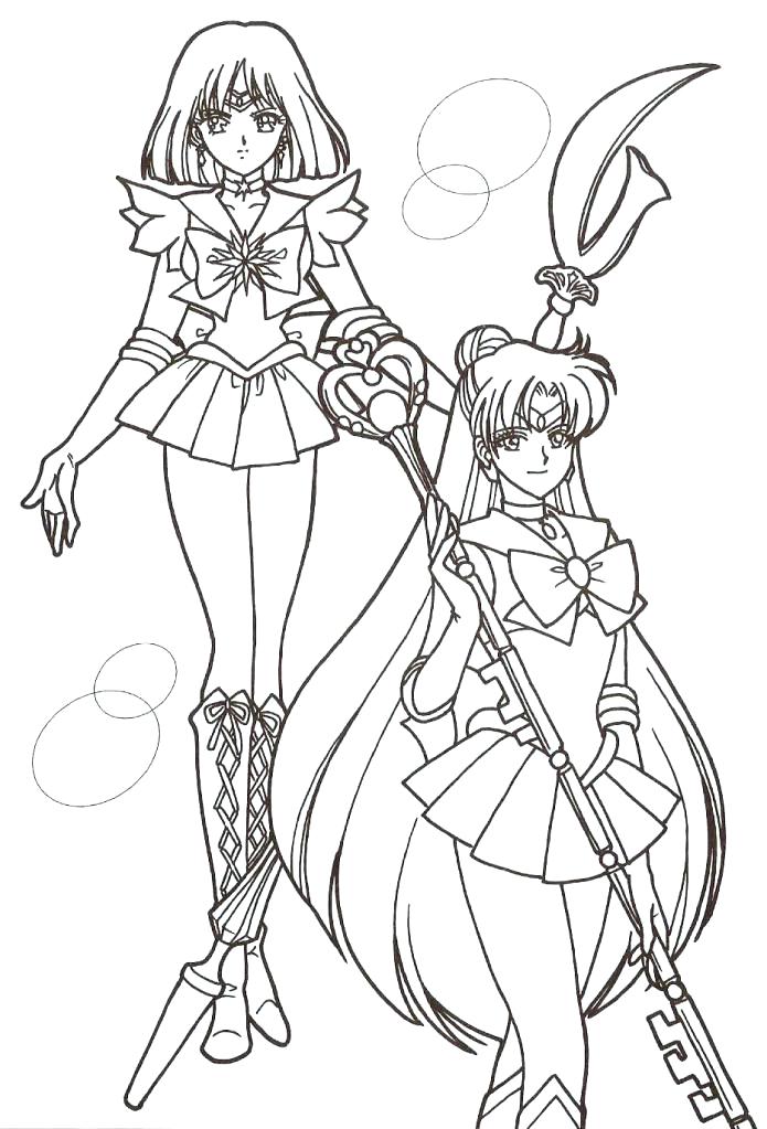 695x1023 Sailor Moon Coloring Pages Sailor Moon Coloring Pages Mars