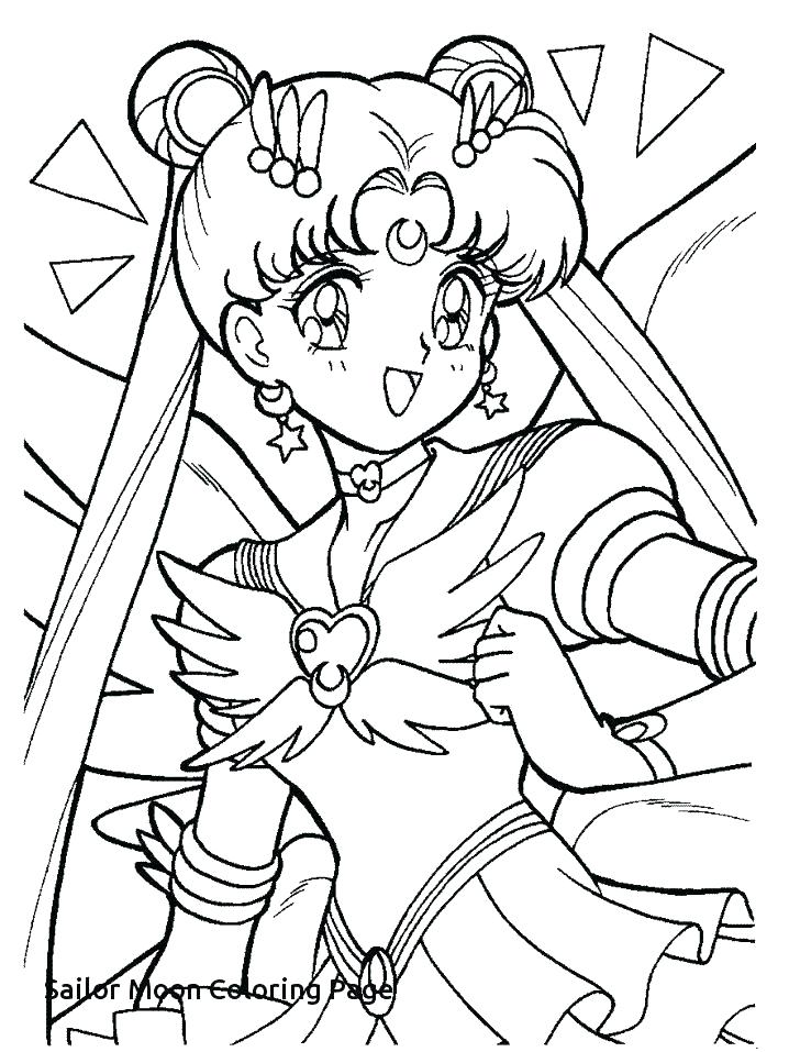718x957 Sailor Moon Coloring Pages