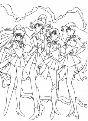 291x400 Transmissionpress Sailor Moon Free Coloring Pages Cartoon