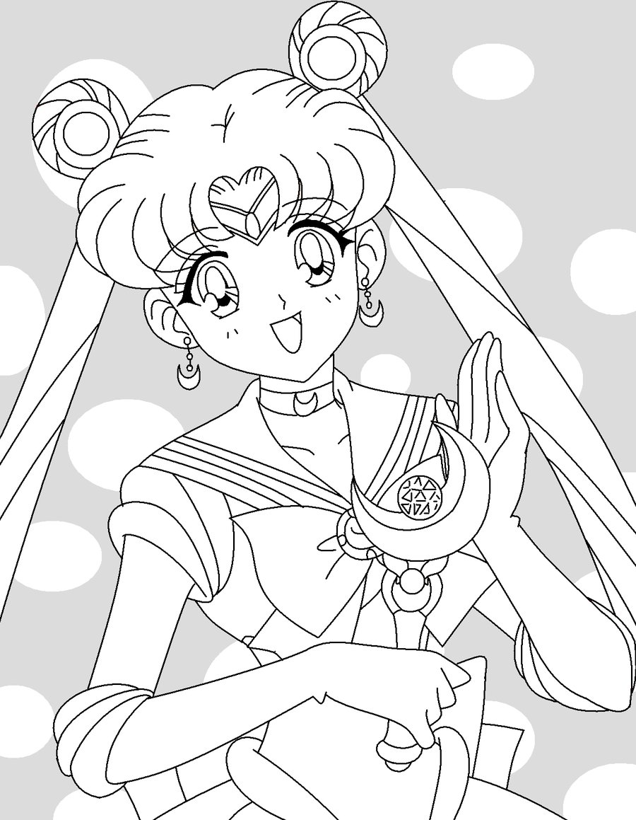 Sailor Moon Group Coloring Pages at GetColorings.com | Free printable ...