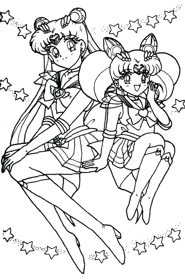 Sailor Moon Group Coloring Pages at GetColorings.com | Free printable ...