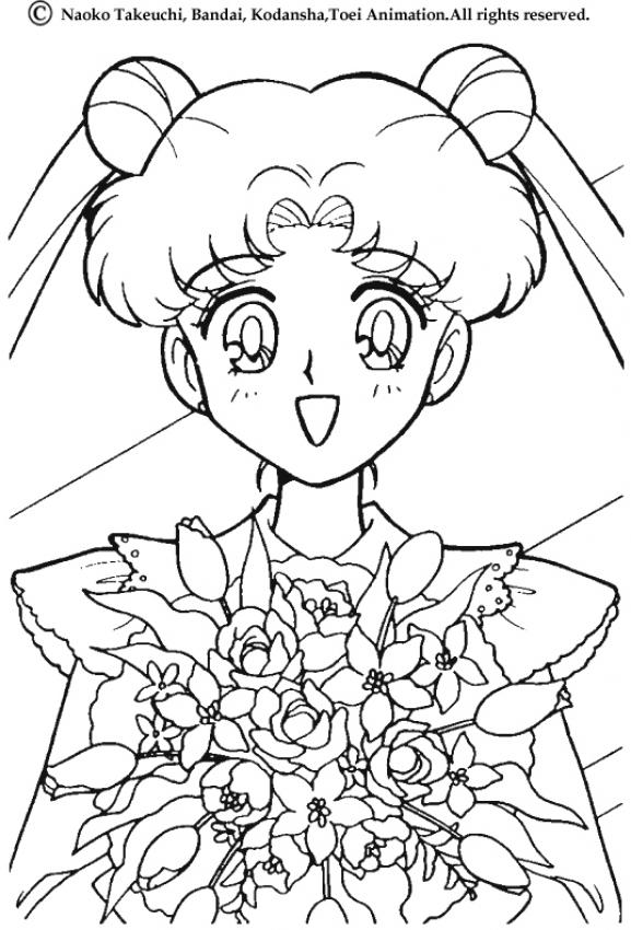577x850 Princess Serenity Coloring Pages