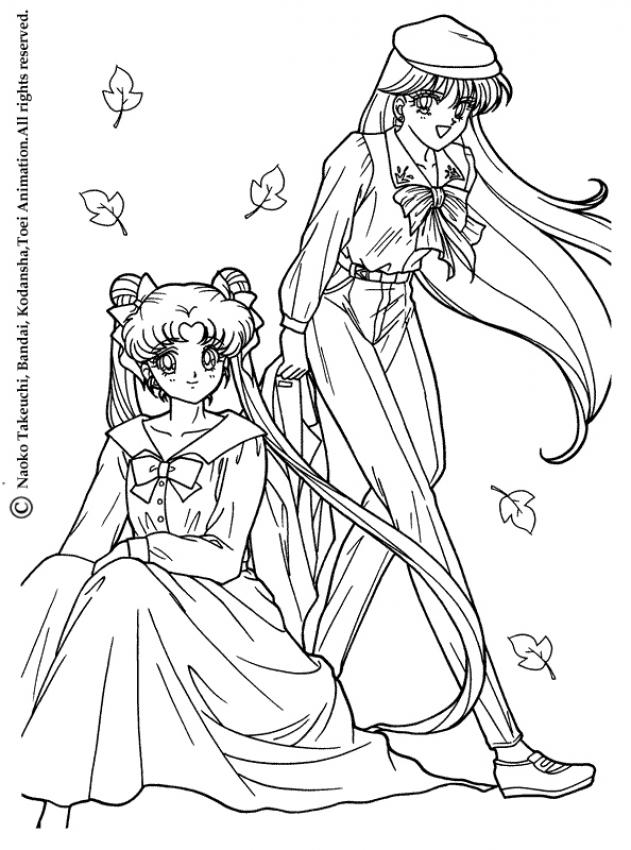 631x850 Sailor Moon Coloring Pages