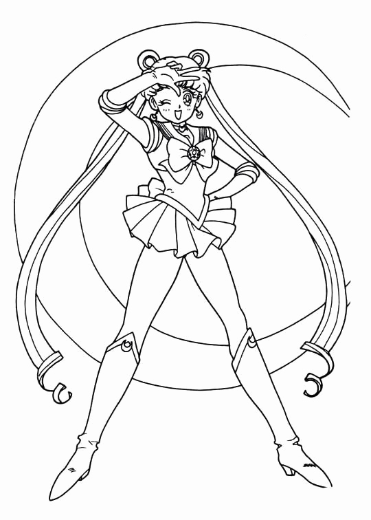 Sailor Moon Princess Coloring Pages at GetColorings.com | Free ...