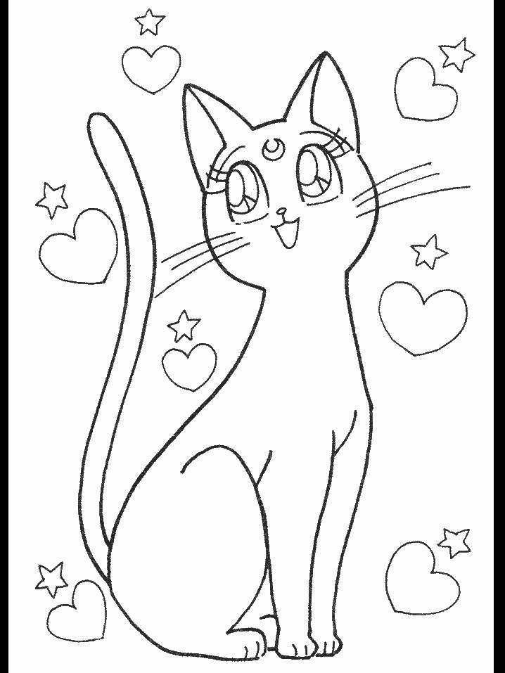 Sailor Moon Coloring Page Coloring Pages For Kids 718x957 Sailor Moon Coloring Page Coloring Pages For Kids