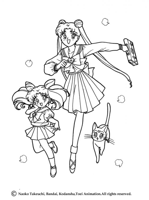 Sailor Moon Coloring Pages Free 631x850 Sailor Moon Coloring Pages Free