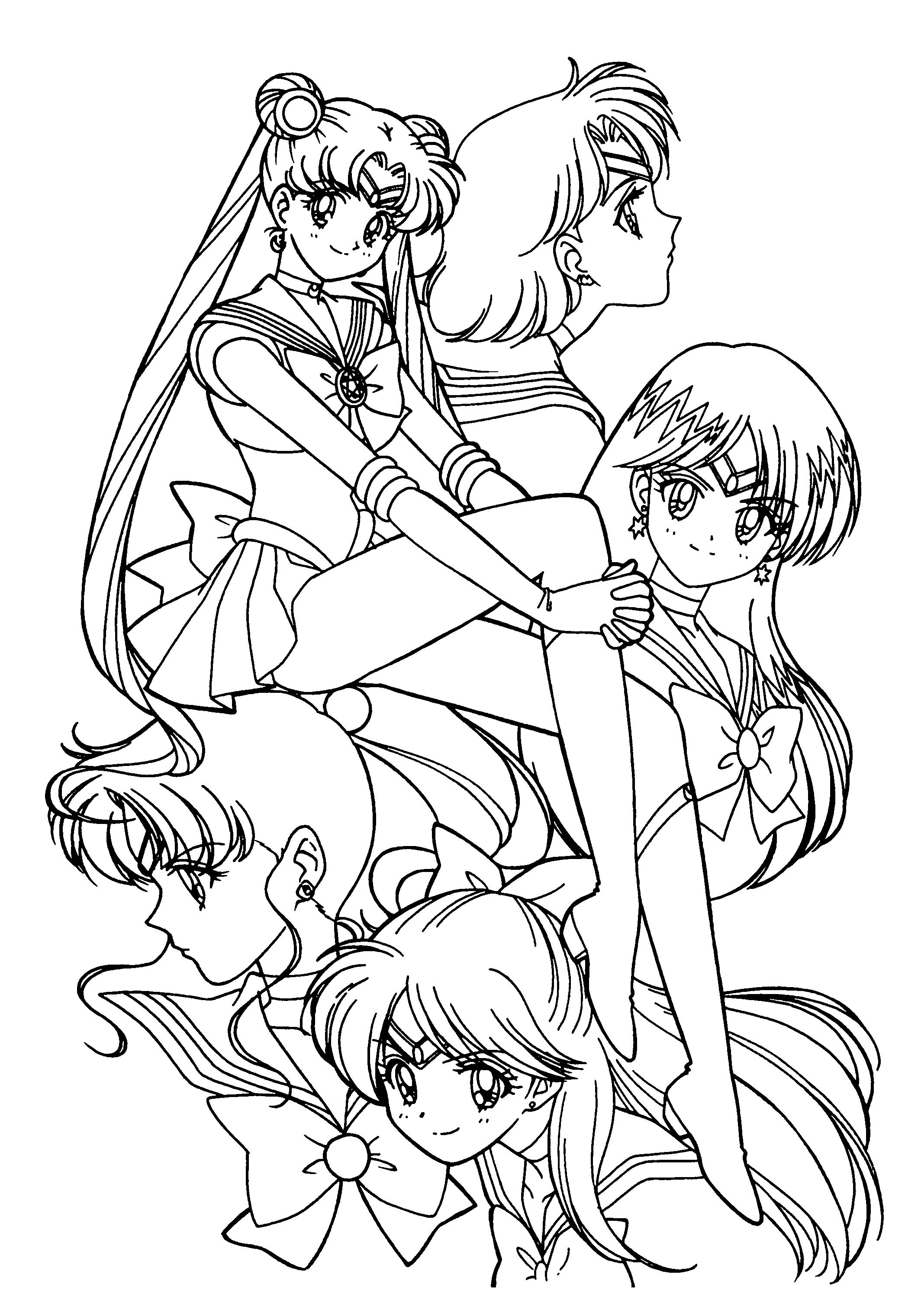 Sailor Moon Coloring Pages Printable 2128x3041 Sailor Moon Coloring Pages Printable