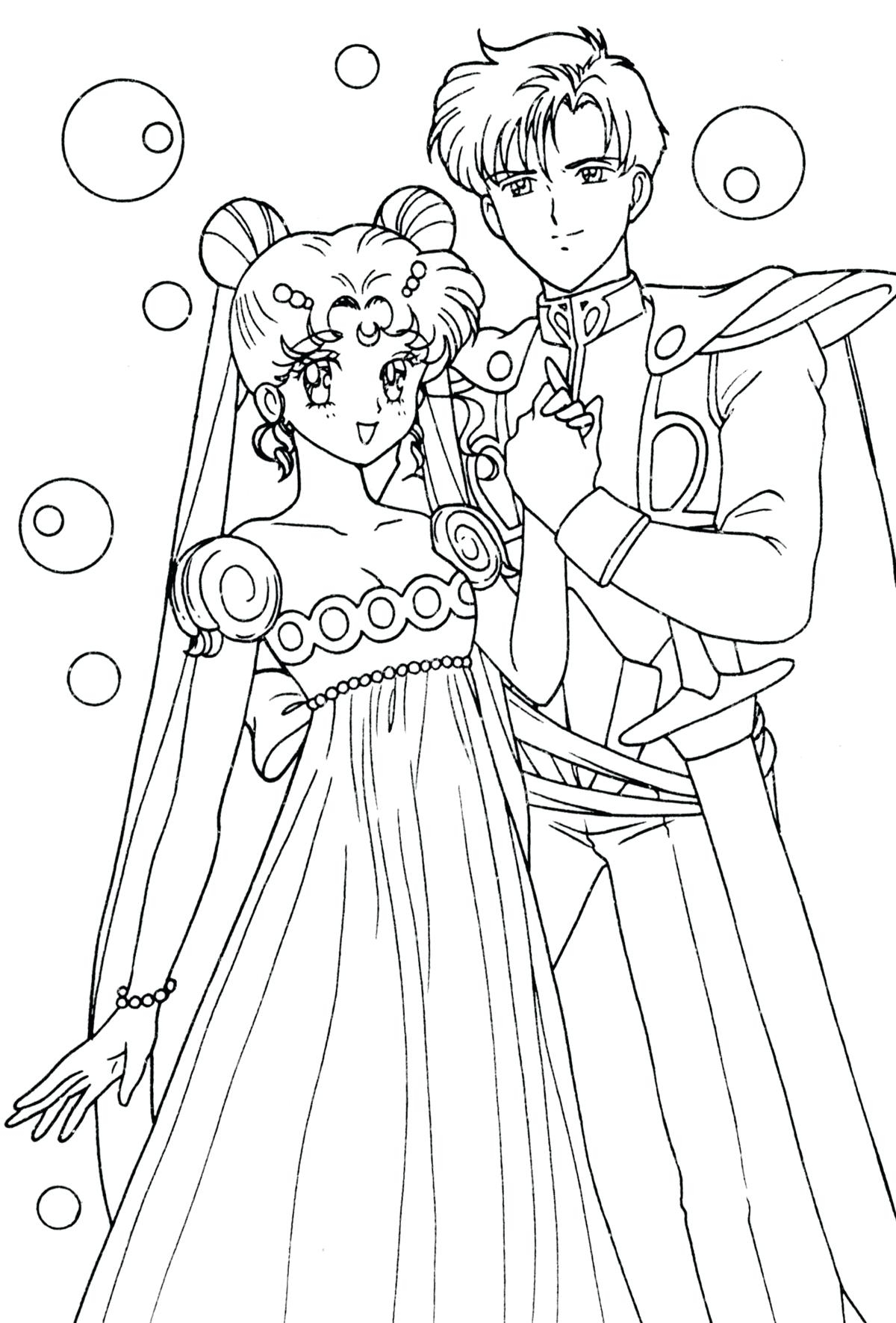 Sailor Moon Princess Serenity Coloring Pages Printable 1200x1771 Sailor Moon Princess Serenity Coloring Pages Printable