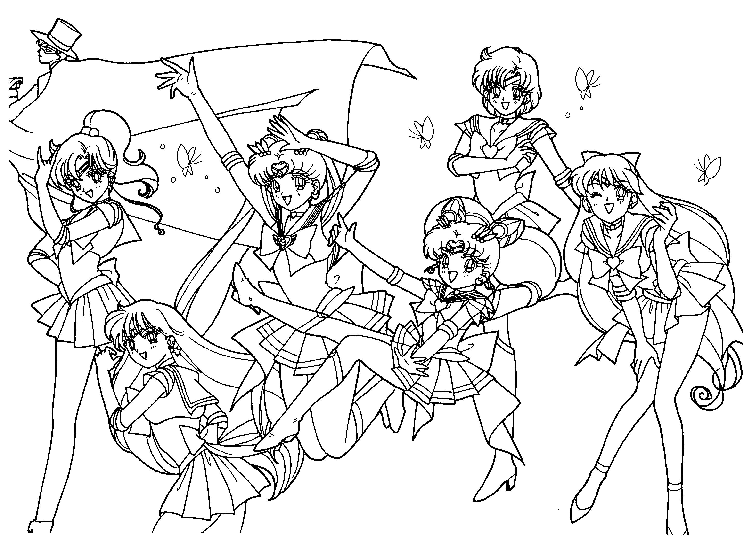 Sailor Moon Coloring Pages To Print 4.jpg Lineart 3100x2300 Sailor Moon Coloring Pages To Print 4.jpg Lineart